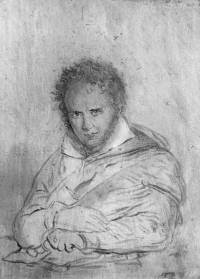 Self Portrait by Anne Louis Girodet de Roucy Trioson